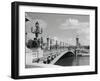 View of Pont Alexander III Bridge Scene-Philip Gendreau-Framed Photographic Print