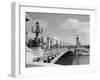 View of Pont Alexander III Bridge Scene-Philip Gendreau-Framed Photographic Print