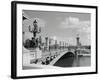 View of Pont Alexander III Bridge Scene-Philip Gendreau-Framed Photographic Print