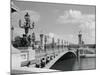 View of Pont Alexander III Bridge Scene-Philip Gendreau-Mounted Photographic Print