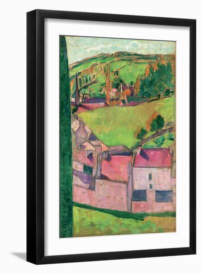 View of Pont-Aven-Emile Bernard-Framed Giclee Print
