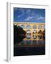 View of Pont Du Gard Bridge, Gardon River, Languedoc, France-David Barnes-Framed Premium Photographic Print