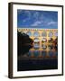 View of Pont Du Gard Bridge, Gardon River, Languedoc, France-David Barnes-Framed Premium Photographic Print