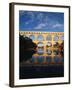 View of Pont Du Gard Bridge, Gardon River, Languedoc, France-David Barnes-Framed Photographic Print