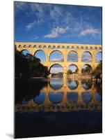 View of Pont Du Gard Bridge, Gardon River, Languedoc, France-David Barnes-Mounted Photographic Print