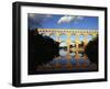View of Pont Du Gard Bridge, Gardon River, Languedoc, France-David Barnes-Framed Premium Photographic Print