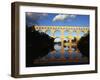 View of Pont Du Gard Bridge, Gardon River, Languedoc, France-David Barnes-Framed Photographic Print