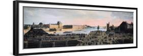 View of Pont Neuf, Paris, C1635-null-Framed Giclee Print