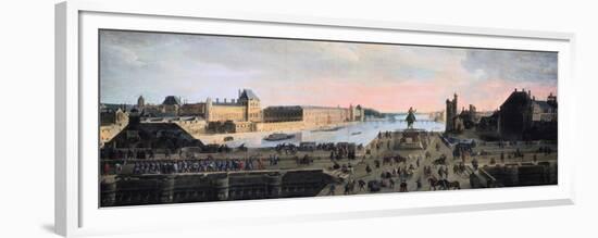 View of Pont Neuf, Paris, C1635-null-Framed Giclee Print