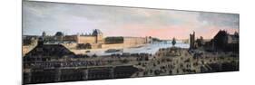 View of Pont Neuf, Paris, C1635-null-Mounted Giclee Print