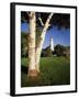 View of Ponte Aux Barques Lighthouse, Michigan, USA-Adam Jones-Framed Premium Photographic Print