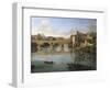 View of Ponte Sisto-Gaspar van Wittel-Framed Giclee Print