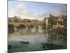 View of Ponte Sisto-Gaspar van Wittel-Mounted Giclee Print