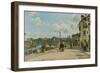 View of Pontoise (Quai du Pothuis). 1868-Camille Pissarro-Framed Giclee Print