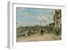 View of Pontoise (Quai du Pothuis). 1868-Camille Pissarro-Framed Giclee Print