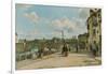 View of Pontoise (Quai du Pothuis). 1868-Camille Pissarro-Framed Giclee Print