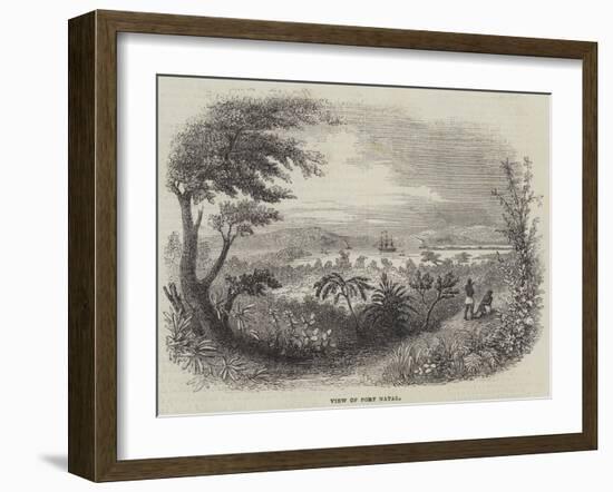 View of Port Natal-null-Framed Giclee Print