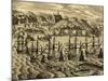 View of Port of Acapulco in Mexico-Theodore de Bry-Mounted Giclee Print