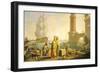 View of Port of Livorno, 1762-Giuseppe Zocchi-Framed Giclee Print