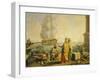 View of Port of Livorno, 1762-Giuseppe Zocchi-Framed Giclee Print