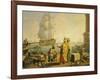 View of Port of Livorno, 1762-Giuseppe Zocchi-Framed Giclee Print