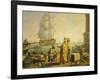 View of Port of Livorno, 1762-Giuseppe Zocchi-Framed Giclee Print