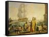 View of Port of Livorno, 1762-Giuseppe Zocchi-Framed Stretched Canvas