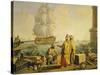 View of Port of Livorno, 1762-Giuseppe Zocchi-Stretched Canvas