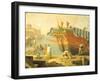 View of Port of Livorno, 1762-Giuseppe Zocchi-Framed Giclee Print