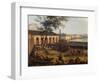 View of Port of Toulon, from Port-Neuf Taken at Corner of Artillery Park, 1755-Claude Joseph Vernet-Framed Giclee Print