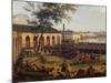 View of Port of Toulon, from Port-Neuf Taken at Corner of Artillery Park, 1755-Claude Joseph Vernet-Mounted Giclee Print