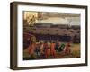 View of Port of Toulon, from Port-Neuf Taken at Corner of Artillery Park, 1755-Claude Joseph Vernet-Framed Giclee Print