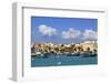 View of Port on Sunny Day, Marsaxlokk, Malta-Massimo Borchi-Framed Photographic Print