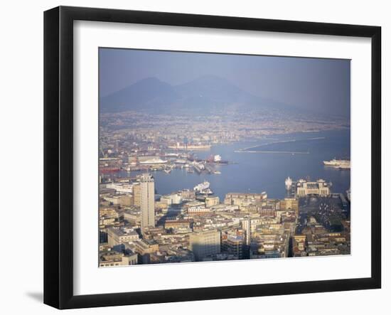 View of Port Vesuvio, Naples, Campania, Italy, Mediterranean-Oliviero Olivieri-Framed Photographic Print