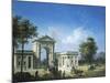 View of Porta Nuova in Milan, 1814-Giovanni Migliara-Mounted Giclee Print