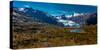 View Of Portage Glacier From Portage Pass Sc Alaska Summer-null-Stretched Canvas