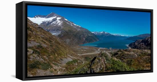 View Of Portage Glacier From Portage Pass Sc Alaska Summer-null-Framed Stretched Canvas