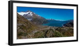 View Of Portage Glacier From Portage Pass Sc Alaska Summer-null-Framed Photographic Print