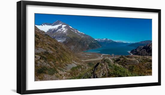 View Of Portage Glacier From Portage Pass Sc Alaska Summer-null-Framed Photographic Print