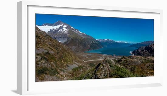 View Of Portage Glacier From Portage Pass Sc Alaska Summer-null-Framed Photographic Print
