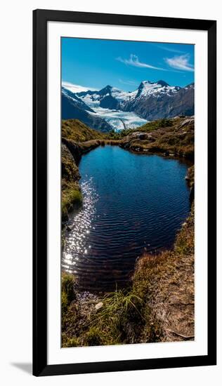 View Of Portage Glacier From Portage Pass Sc Alaska Summer-null-Framed Photographic Print