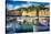 View of Portofino Inner Harbor, Liguria, Italy-George Oze-Stretched Canvas