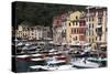 View of Portofino, Liguria, Italy, Mediterranean, Europe-Oliviero Olivieri-Stretched Canvas