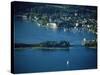 View of Portschach, Lake Worther, Carinthia, Austria-Jean Brooks-Stretched Canvas