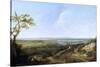 View of Portsmouth from Portsdown Hill-Thomas Jones-Stretched Canvas