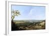 View of Portsmouth from Portsdown Hill-Thomas Jones-Framed Giclee Print