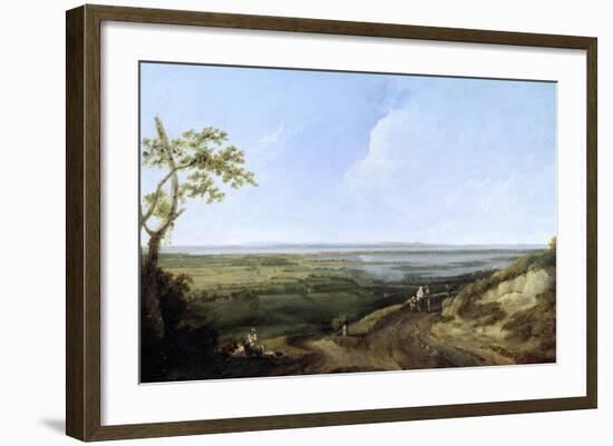 View of Portsmouth from Portsdown Hill-Thomas Jones-Framed Giclee Print