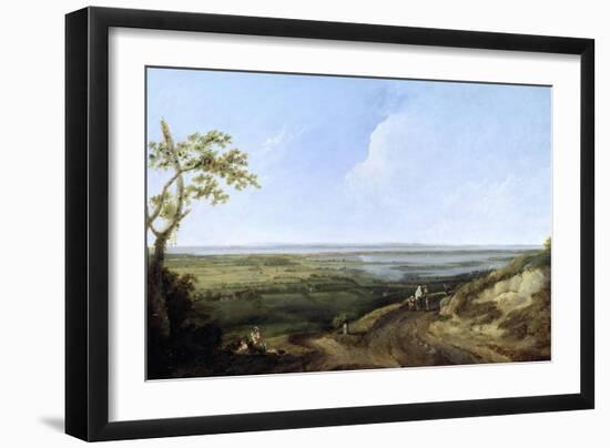 View of Portsmouth from Portsdown Hill-Thomas Jones-Framed Giclee Print