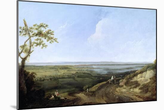 View of Portsmouth from Portsdown Hill-Thomas Jones-Mounted Giclee Print