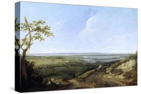 View of Portsmouth from Portsdown Hill-Thomas Jones-Stretched Canvas
